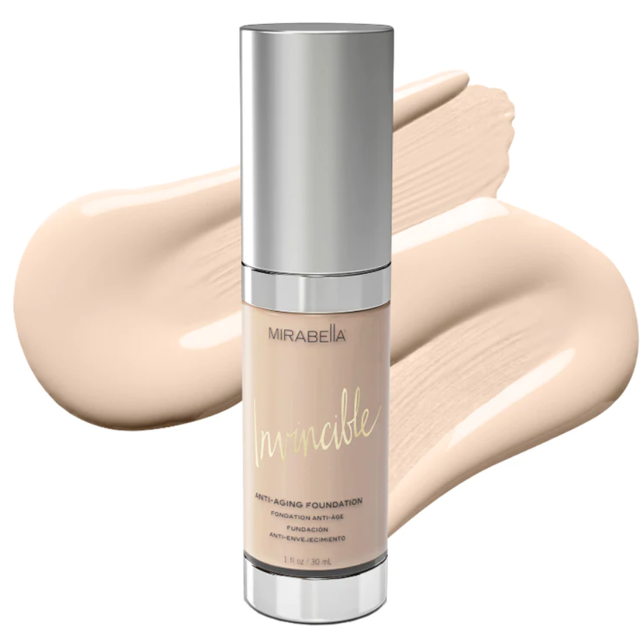 Mirabella Invincible Anti-Aging HD Foundation - 0 (Porcelain)