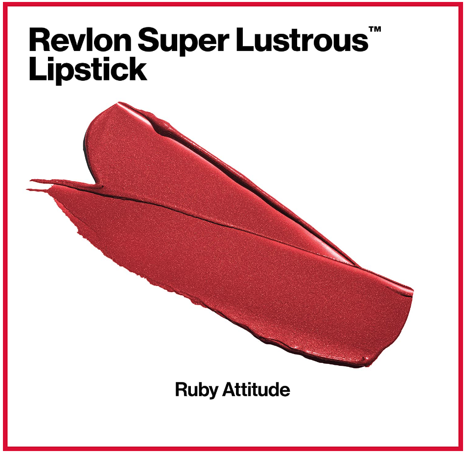 Revlon Super Lustrous Lipstick, (782) Ruby Attitude