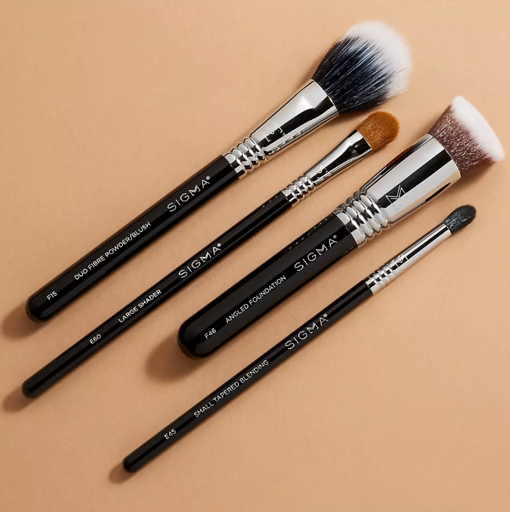 Sigma Beauty Complete (4-Piece) Makeup Brush Set