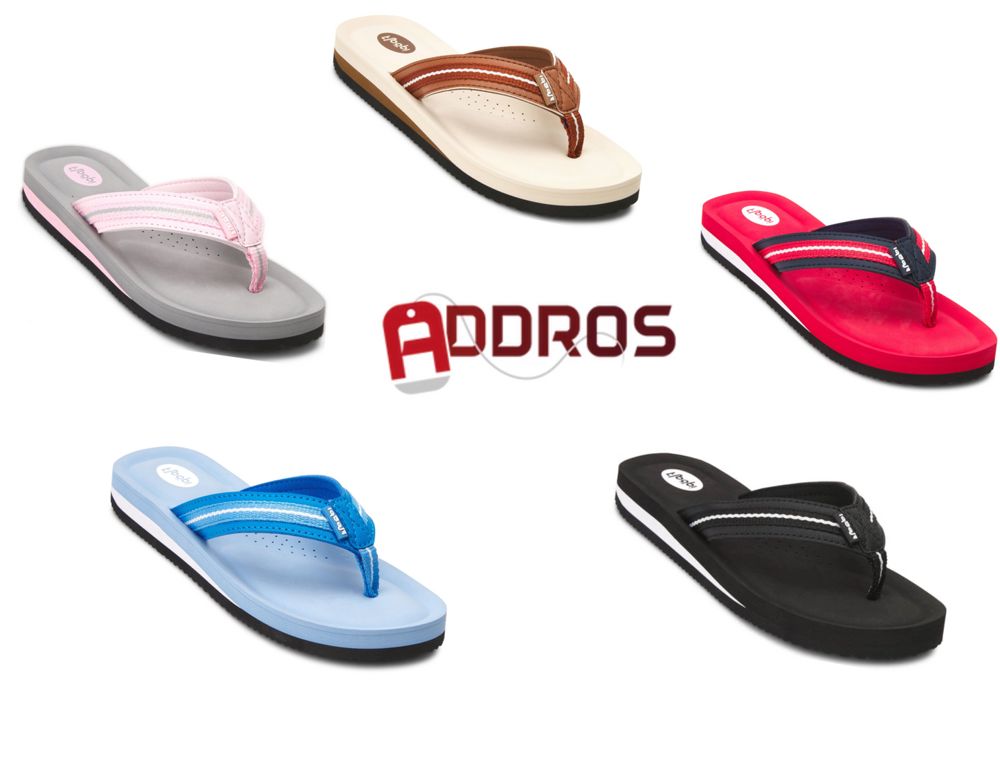 Floopi Women'S Zoey Thong Flip Flop (Black 520)