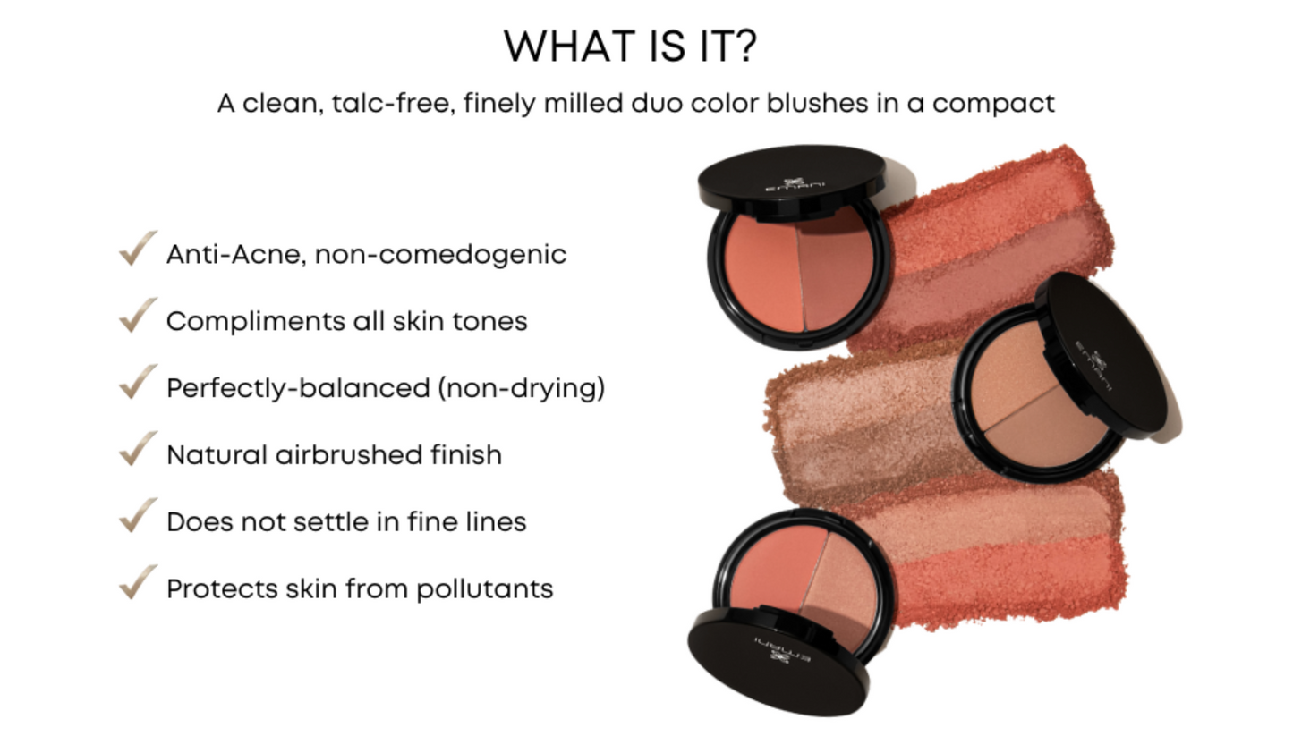 EMANI VEGAN COSMETICS Bronzer & Blushes Natural Satin Finish