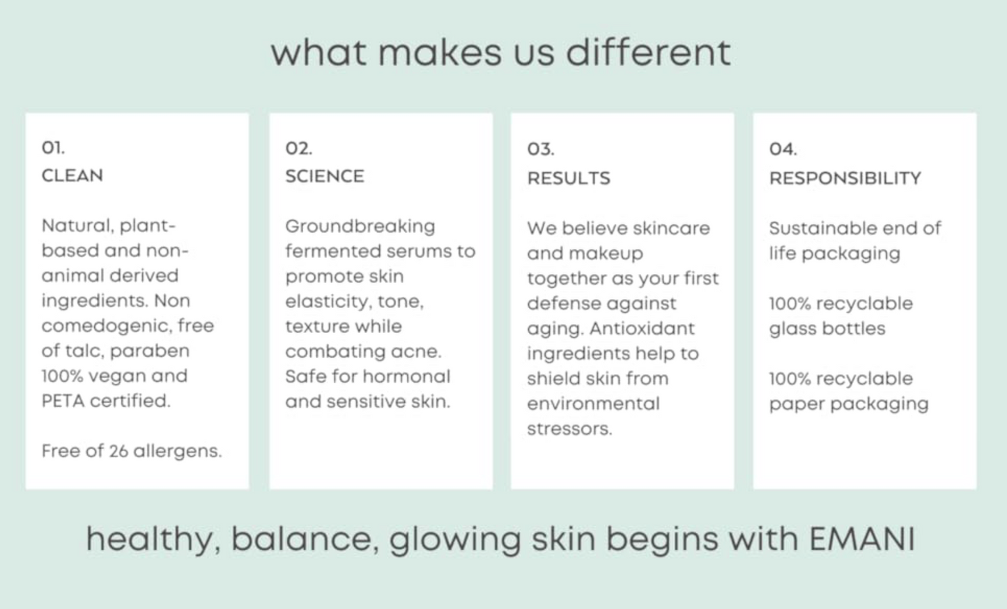 EMANI VEGAN COSMETICS Bronzer & Blushes Natural Satin Finish