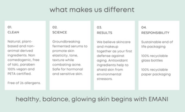 EMANI VEGAN COSMETICS Bronzer & Blushes Natural Satin Finish