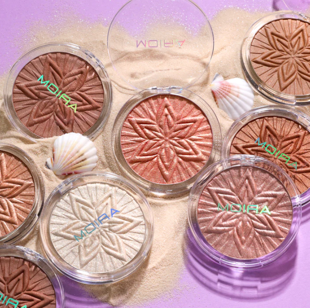 Moira Cosmetics Sun Glow Face Body Highlighter, (003) Spicy Hue