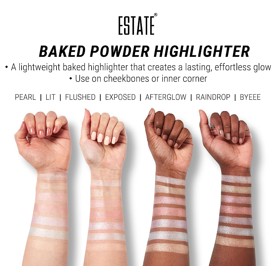 Estate Cosmetics Dew Me - Baked Highlighter, Raindrop