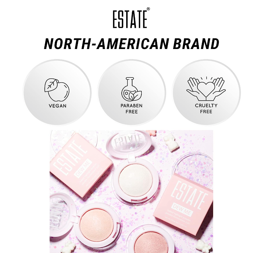 Estate Cosmetics Dew Me - Baked Highlighter, Raindrop