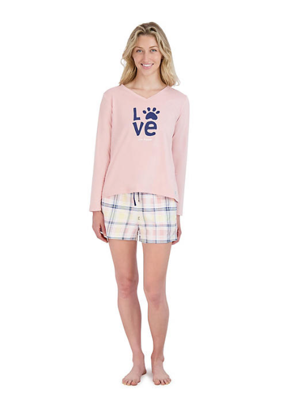 Life is Good Ladies 3 Piece PJ Set