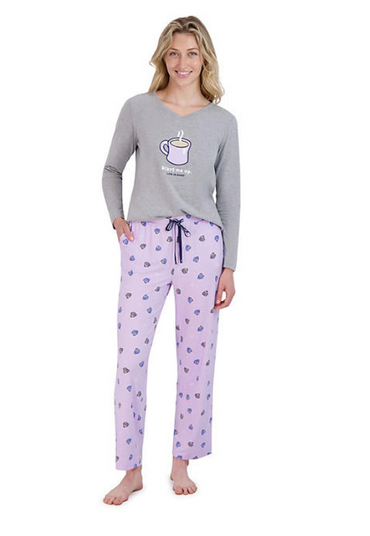 Life is Good Ladies 3 Piece PJ Set