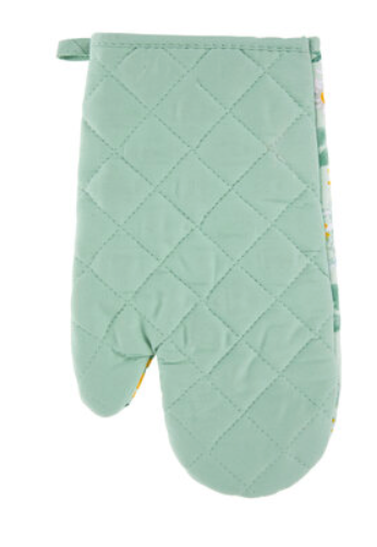 Home Collection Green Sunflowers Oven Mitt