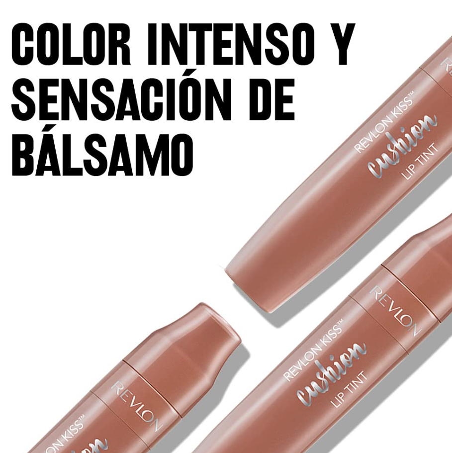 Revlon Kiss Cushion Lip Tint Lipstick, (210) Pretty Kiss