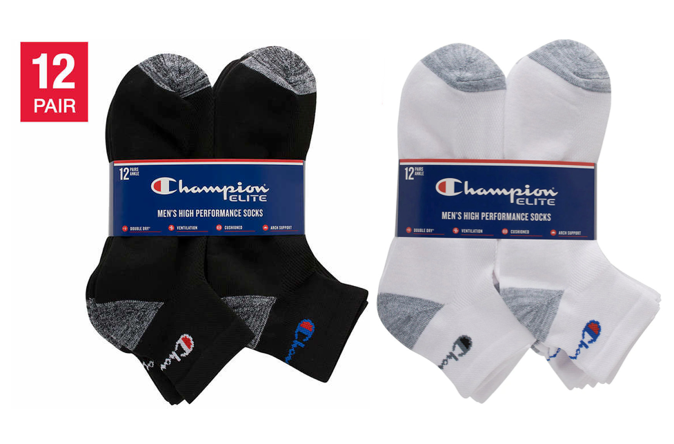 Champion Men's Ankle Sock (12-pair)