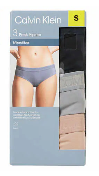 Calvin Klein Ladies Hipster (3 Pack)