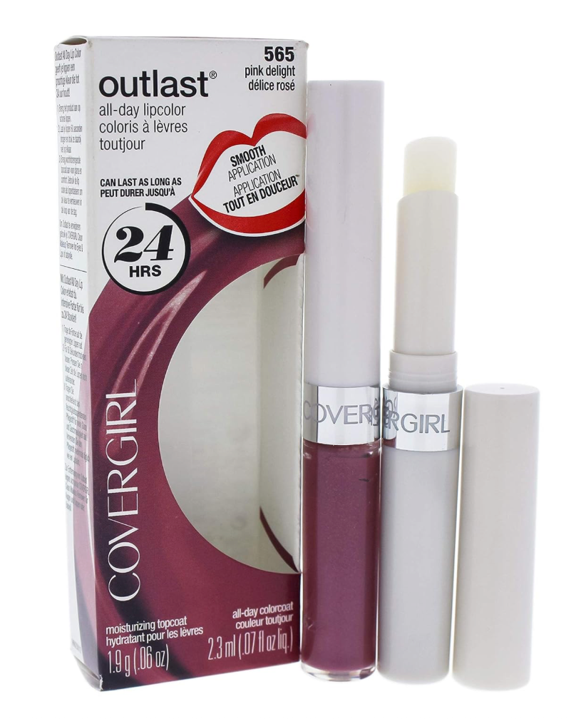 CoverGirl Outlast All-Day Lipcolor with Topcoat - Pink Delight 565