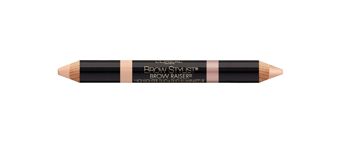 L'OREAL Cosmetics Stylist Brow Raiser Highlighter Duo, (615) Light