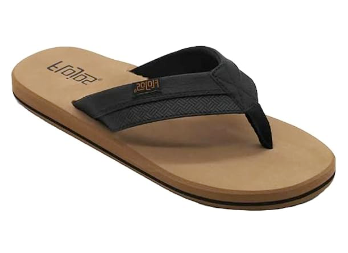 Flojos Ryan Men's Sandal (846- Black/Tan)