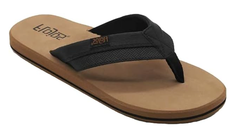 Flojos Ryan Men's Sandal (846- Black/Tan)