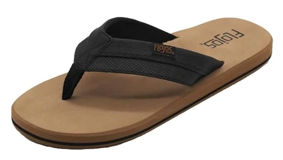 Flojos Ryan Men's Sandal (846- Black/Tan)