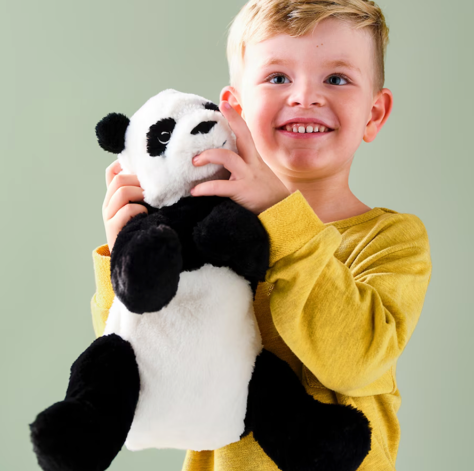 KRAMIG White/black adult Panda Soft Toy