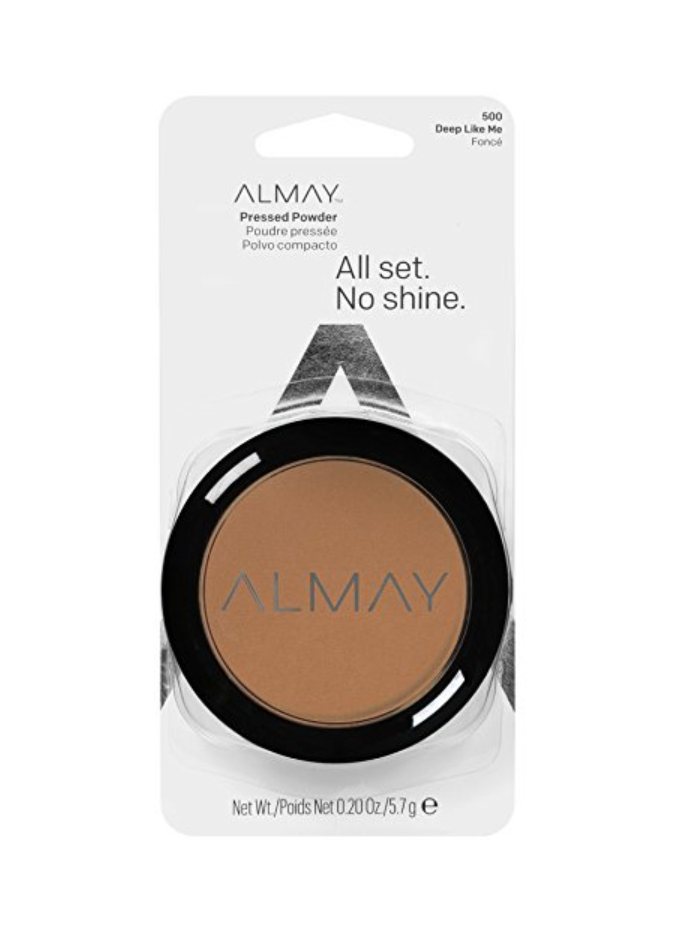 ALMAY Pressed Powder, (500) Deep Like Me
