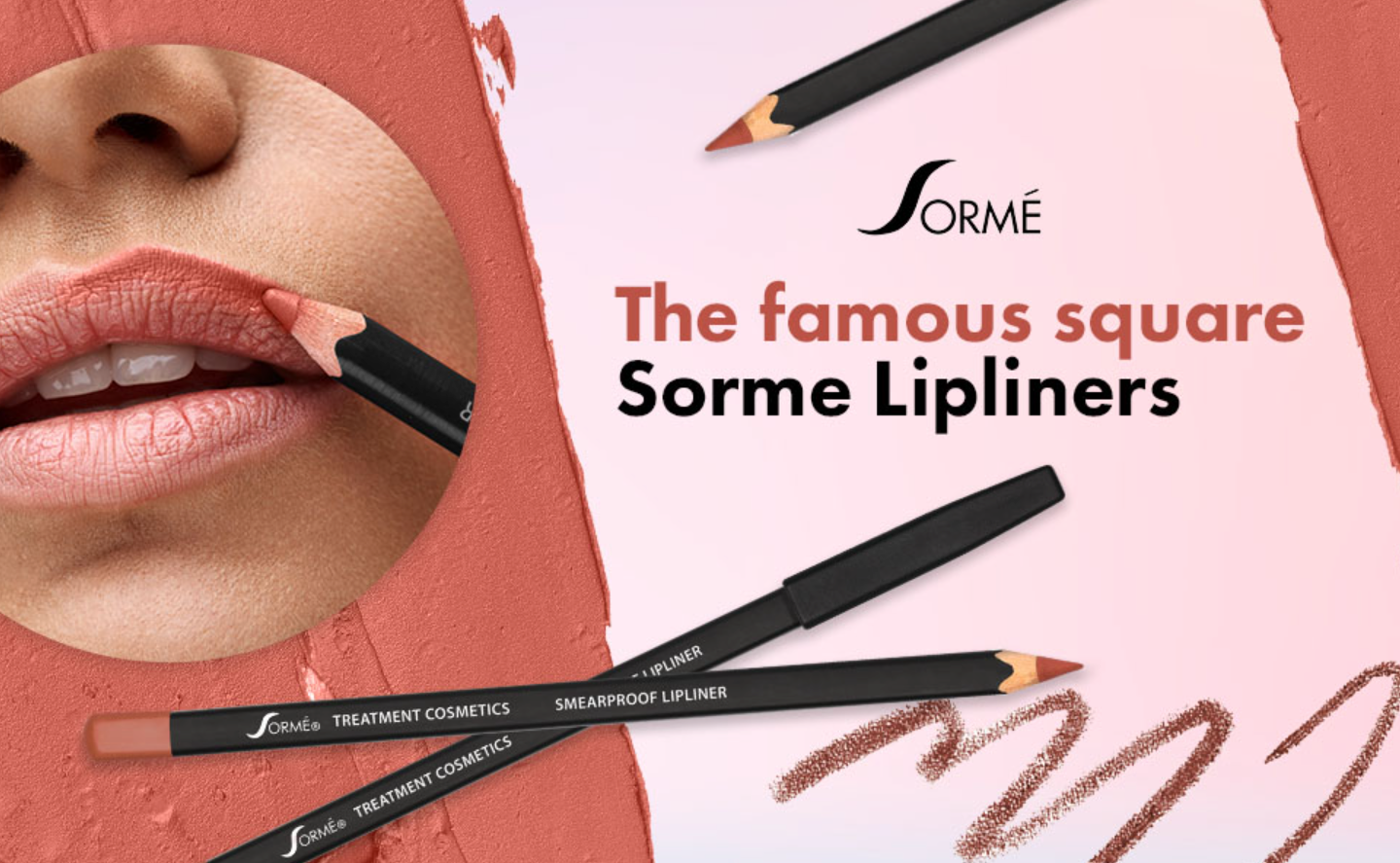 Sorme Cosmetics Smearproof Lipliner, (20) Baby Doll