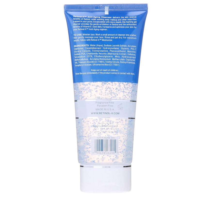 RETINOL-X Men's Anti-Aging Triple Action (44419-000) Gel Cleanser