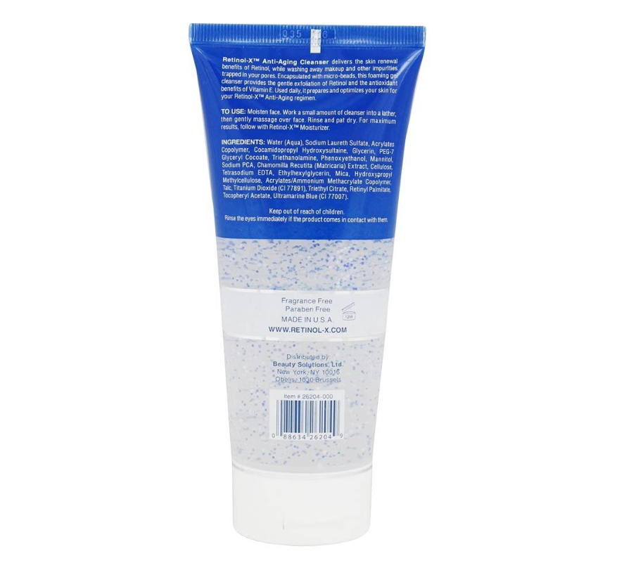 RETINOL-X Men's Anti-Aging Triple Action (44419-000) Gel Cleanser