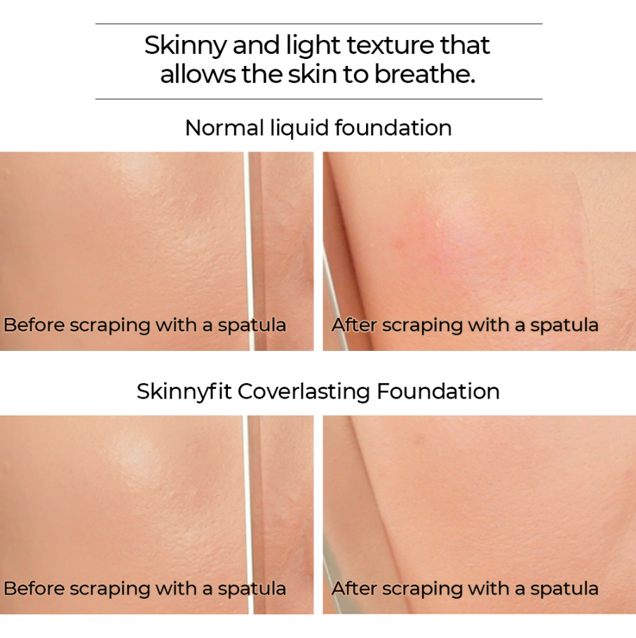 MustaeV Skinny Fit Cover Lasting Foundation