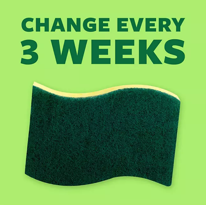 Scotch-Brite Heavy Duty Scrub Sponge (Green & Yellow)