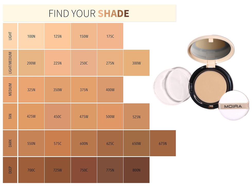 Moira Cosmetics Complete Wear Powder Foundation
