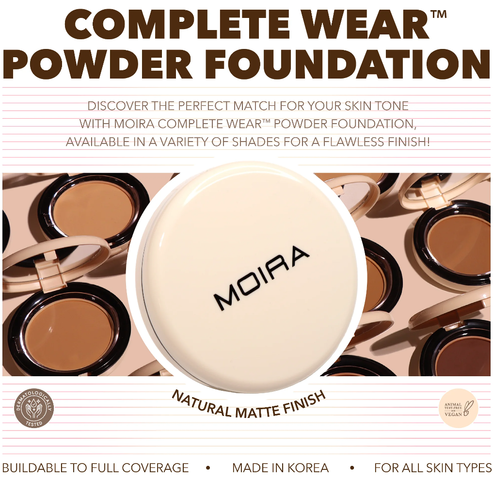 Moira Cosmetics Complete Wear Powder Foundation