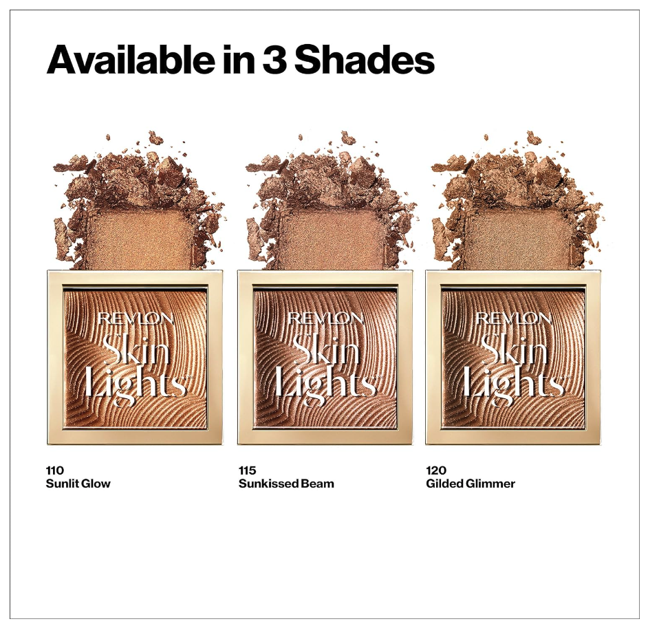 Revlon Skinlights Prismatic Powder Bronzer, Translucent-to-Buildable Coverage
