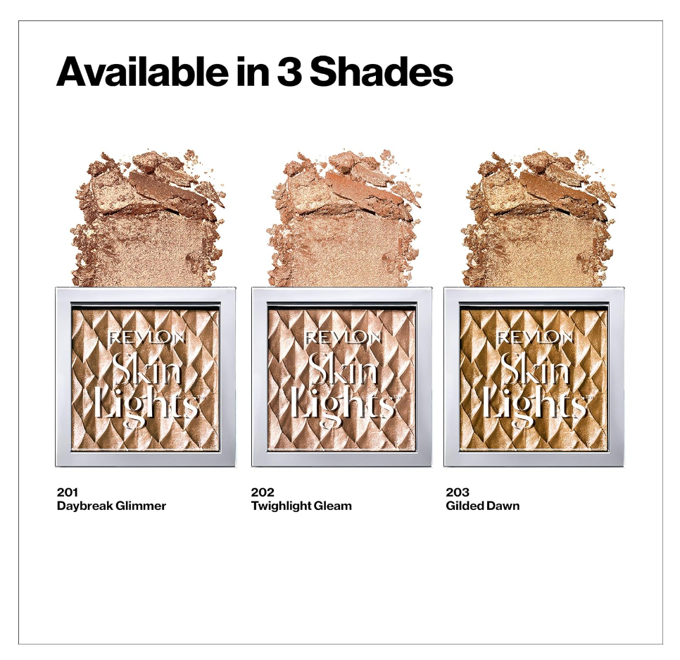Revlon Skin Lights Prismatic Highlighter, (201) Daybreak Glimmer