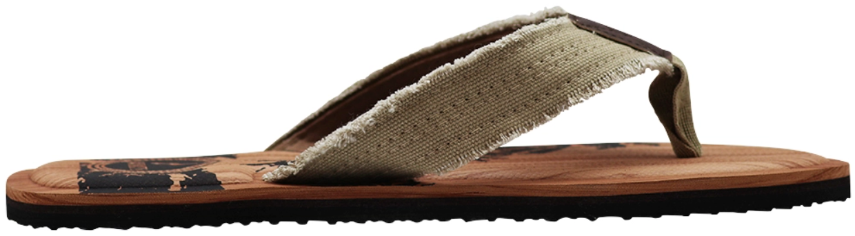 NORTY - Men's Memory Foam Footbed Sandals - Tan Canvas (13115)