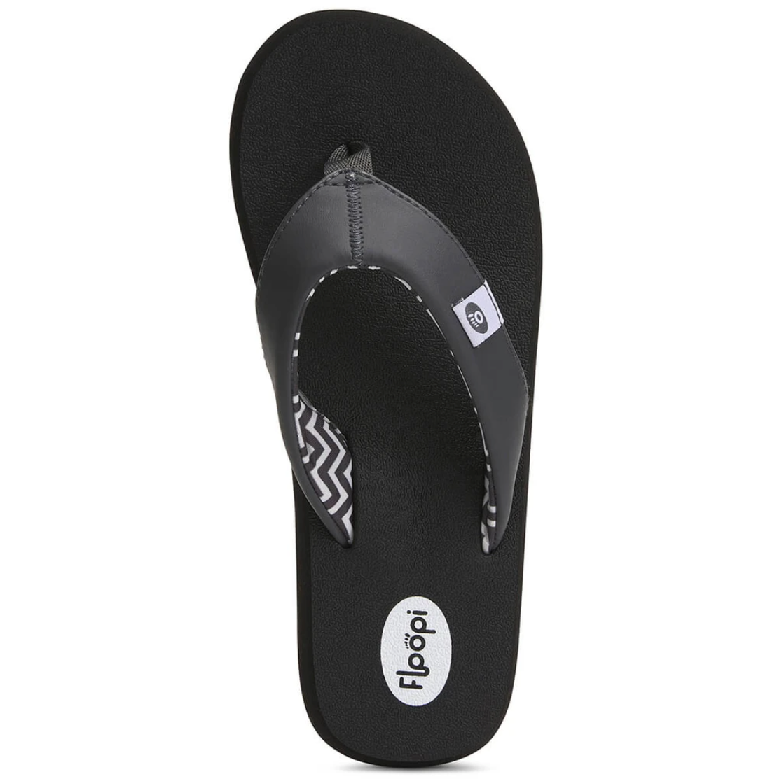 Floopi Women's Bella Yoga Mat Thong Flip Flop (Gray 518)