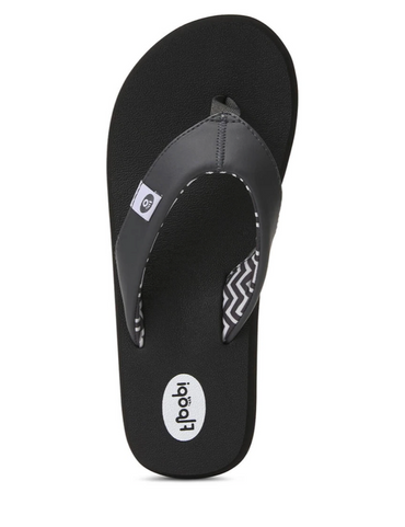Floopi Women's Bella Yoga Mat Thong Flip Flop, Gray(518)