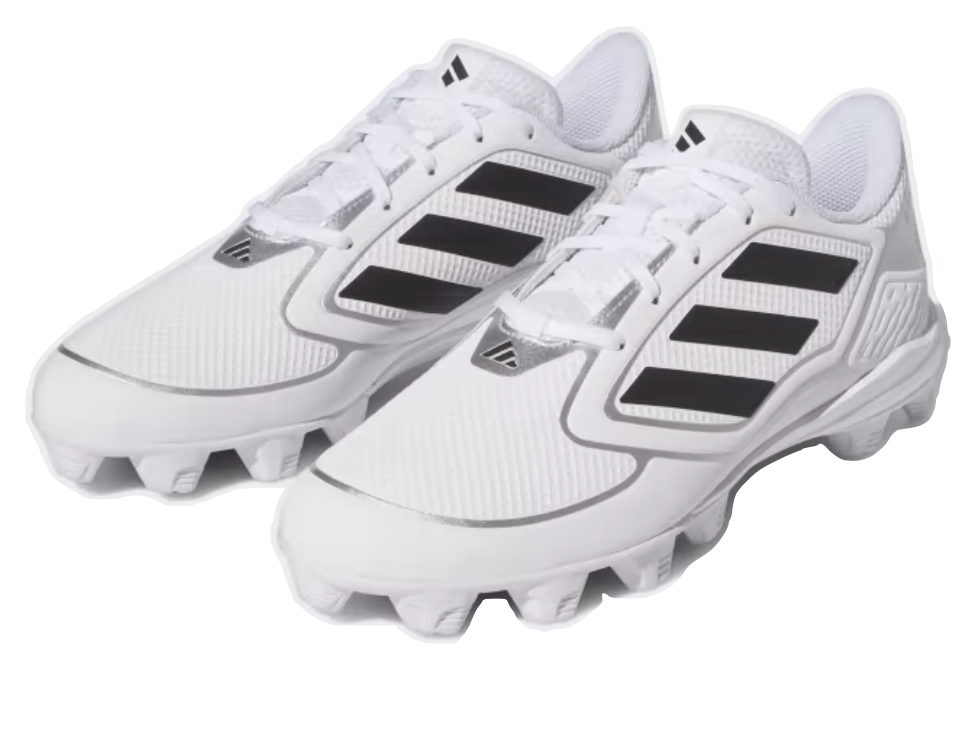 Adidas Ladies' PureHustle 3 MD Cleats - White