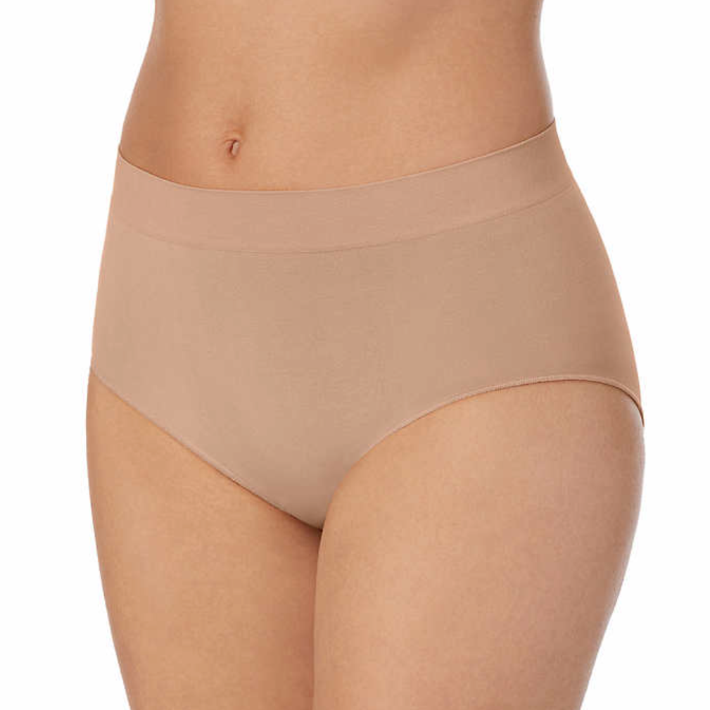 Carole Hochman Ladies' Seamless Brief, {5-pack} assorted colors