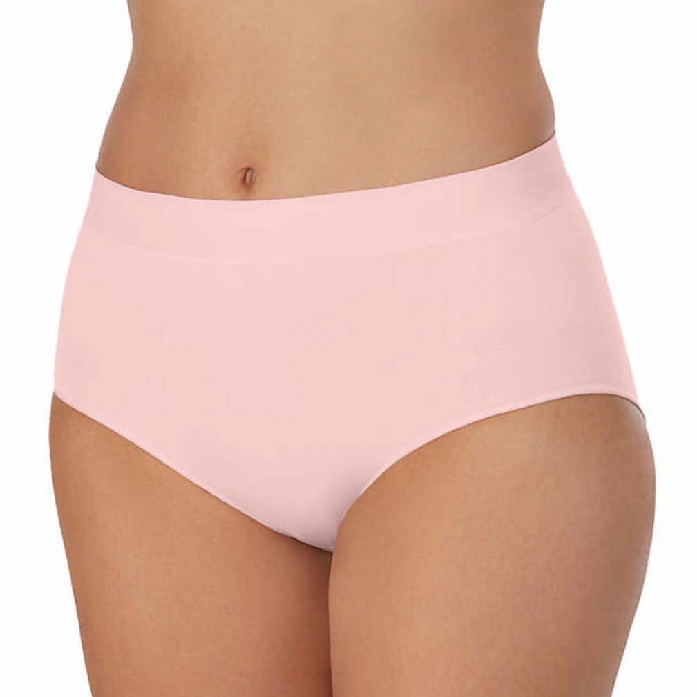 Carole Hochman Ladies' Seamless Brief, {5-pack} assorted colors