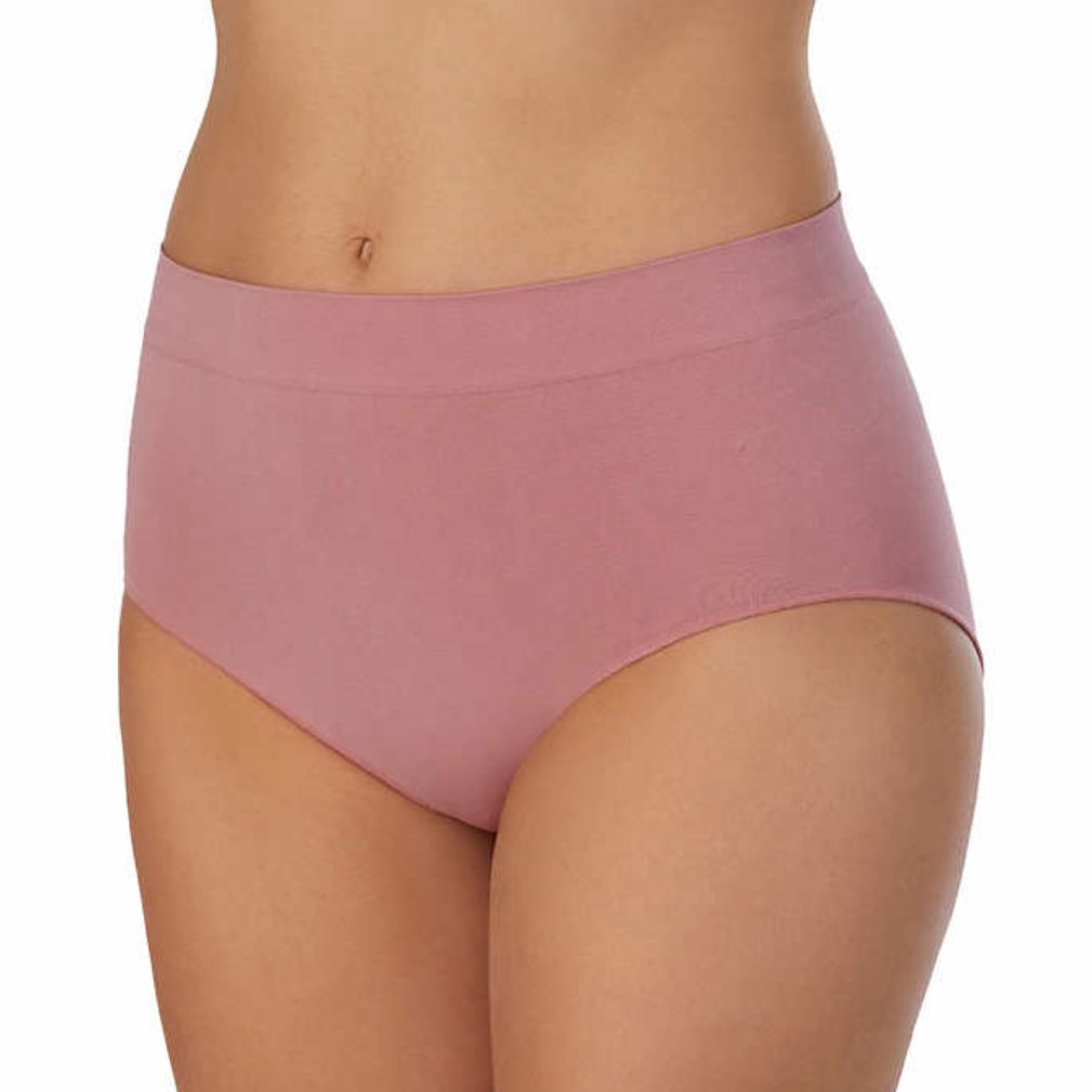 Carole Hochman Ladies' Seamless Brief, {5-pack} assorted colors