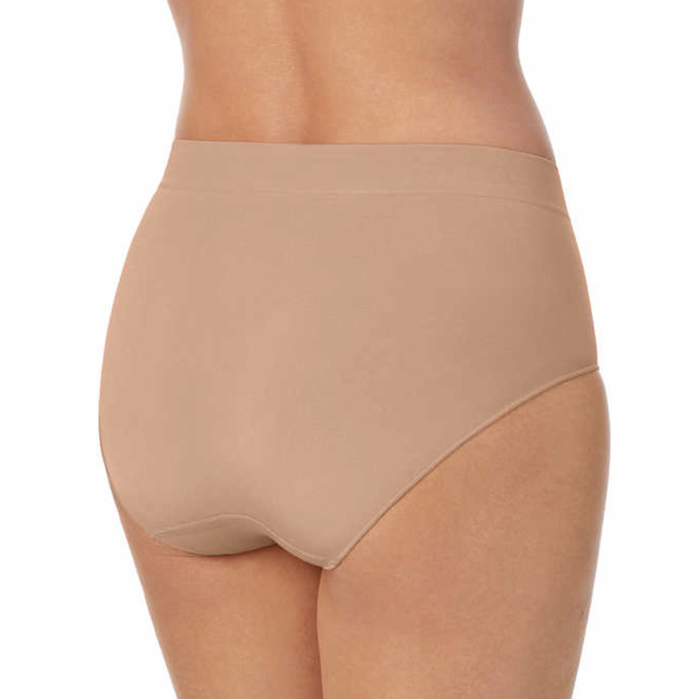 Carole Hochman Ladies' Seamless Brief, {5-pack} assorted colors
