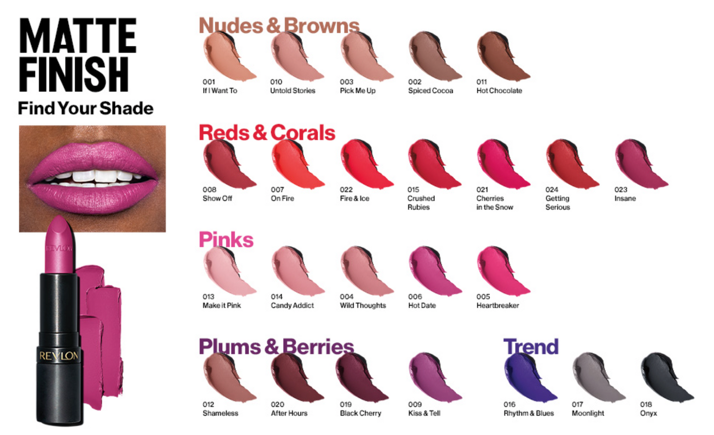 REVLON Super Lustrous The Luscious Mattes Lipstick, in Red, (025) Insane