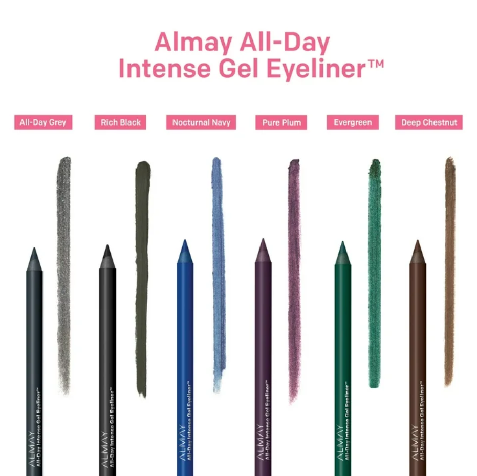 ALMAY All-Day Intense Waterproof Gel Eyeliner (140) Deep Chestnut