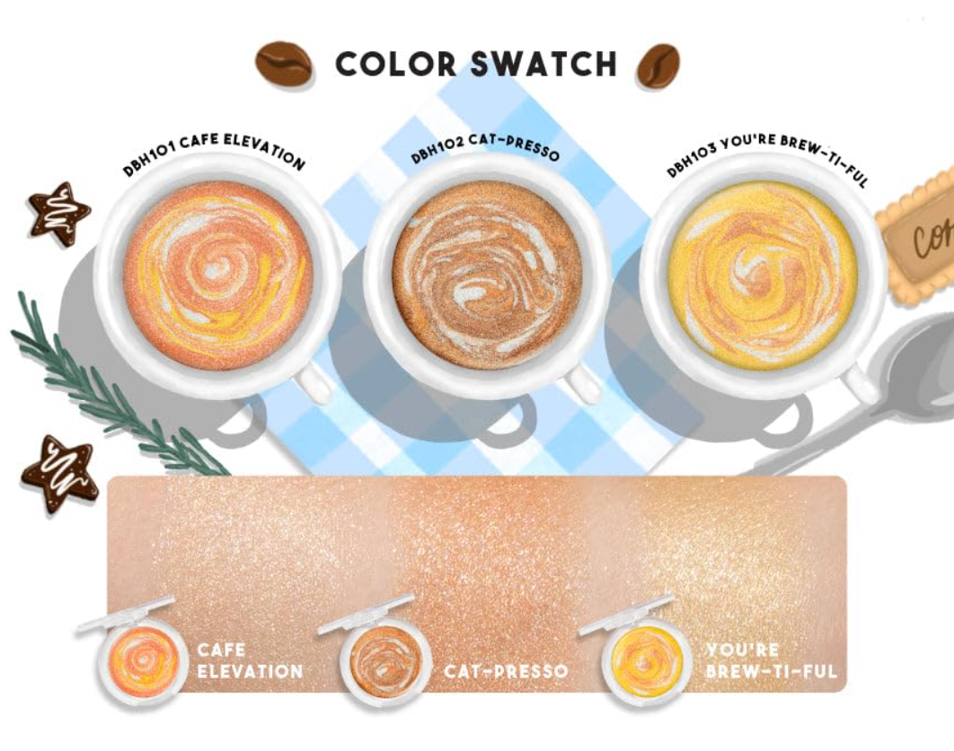 J.Cat Beauty Deja Brew Latte Highlighter