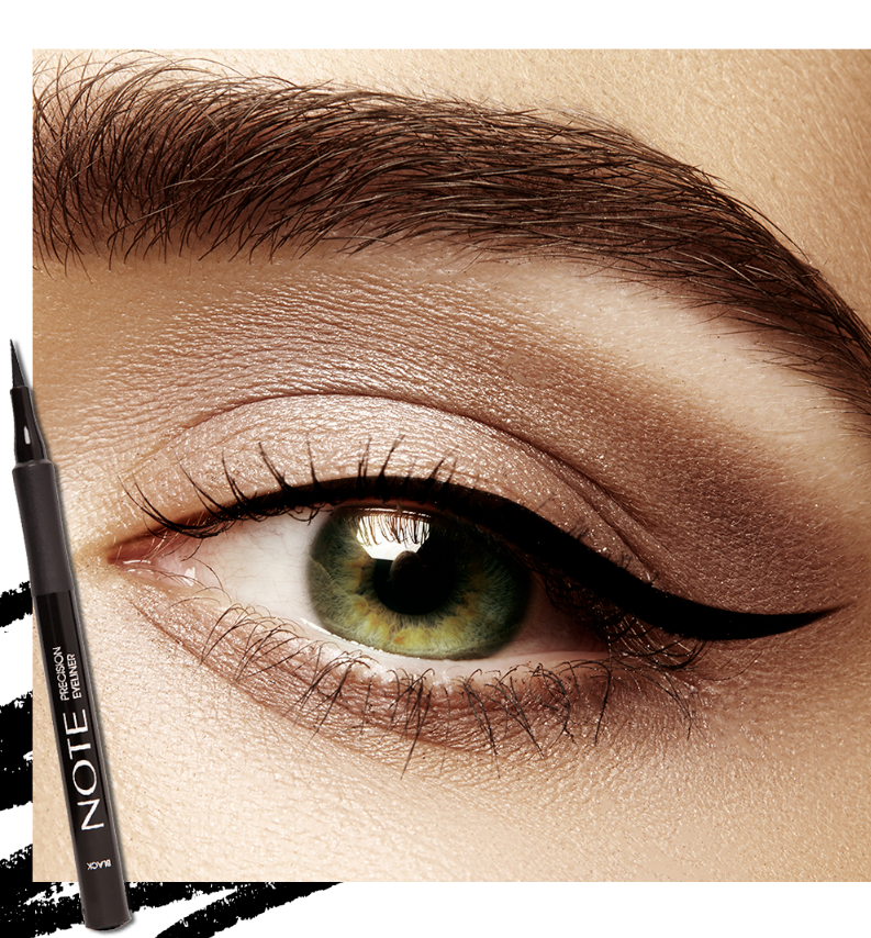 Note Cosmetics Precision Eye Liner, (2433) Black