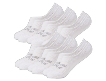 32 Degrees Women's Cool Comfort No-Show Socks, White (6-Pack)