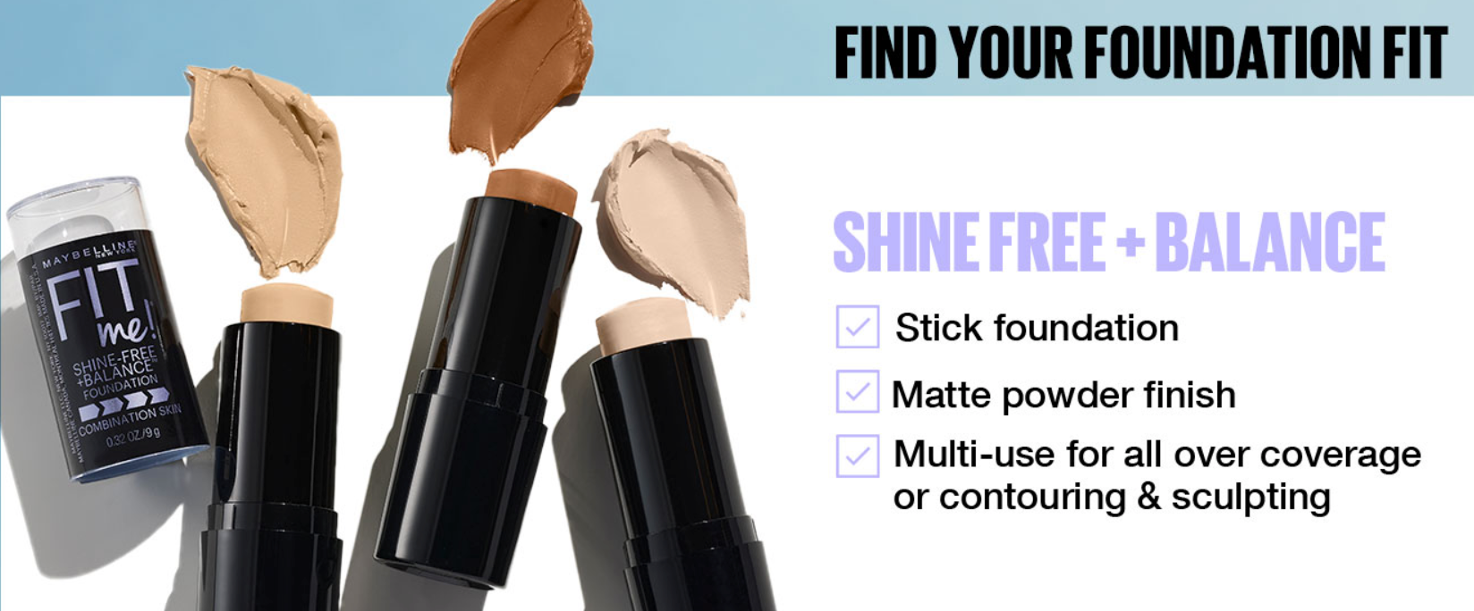 Maybelline Fit Me Shine Free Stick Foundation