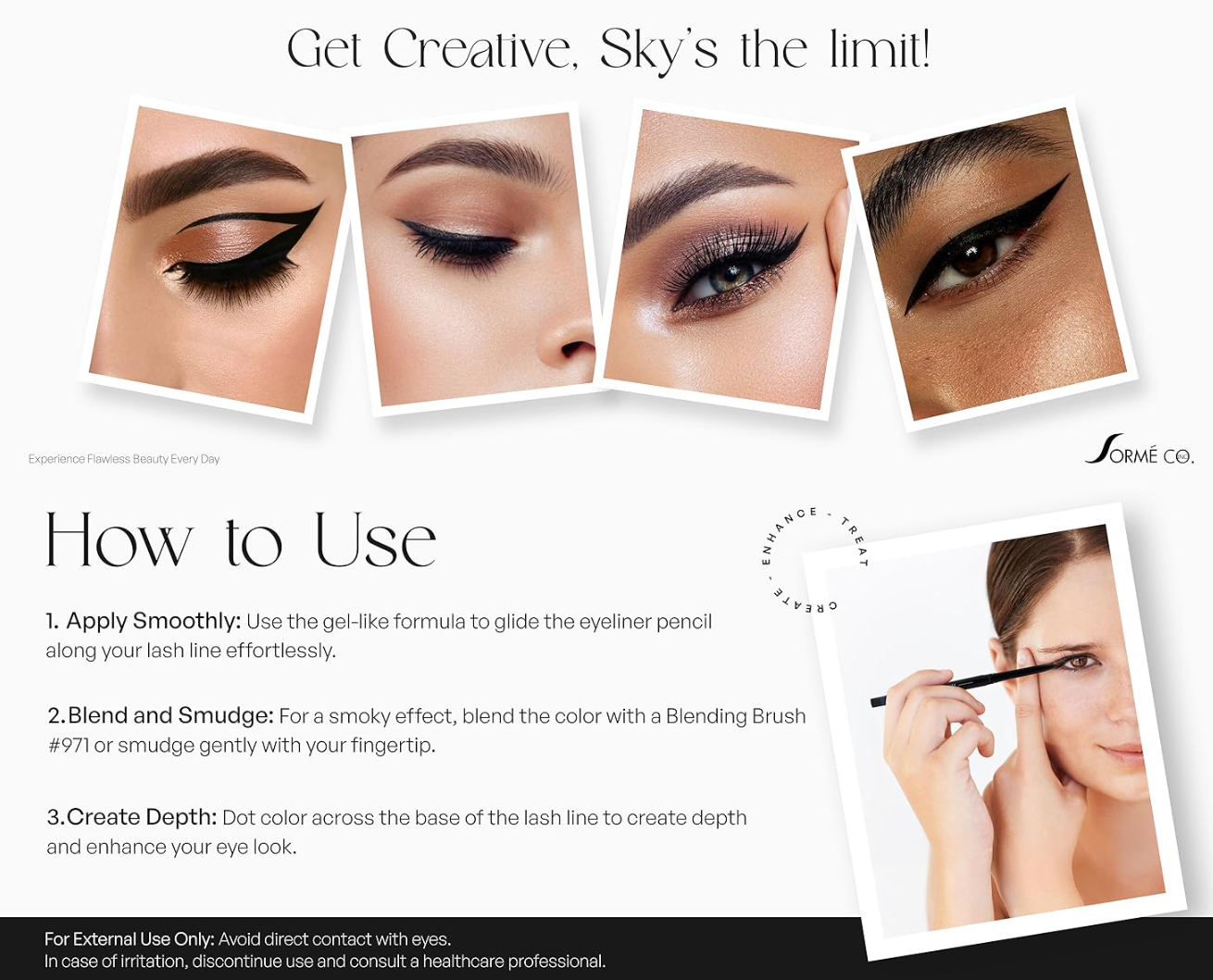 SORME COSMETICS Truline Mechanical Eyeliner Pencil - 0.01 Oz (0.28g)