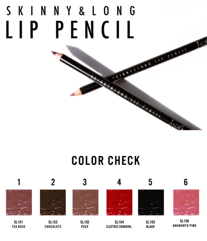 J.Cat Beauty Skinny & Long Lip Pencil