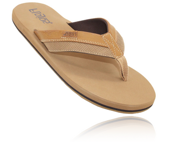 Flojos Ryan Tutone Strap with Arch support Men's Sandal - TAN (846)