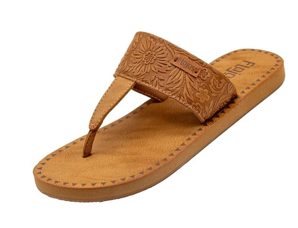 Flojos Grace - Women's Hooded Sandal - Tan Artisan (329)